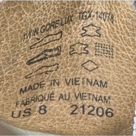 Taos Size 8 Twin Gore Lux Walking Shoes Slip On Leather Sneakers Black Casual - Picture 10 of 11